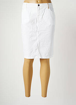 Jupe mi-longue blanc COUTURIST pour femme