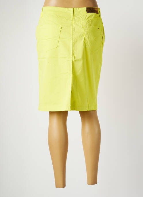 Jupe mi-longue jaune COUTURIST pour femme