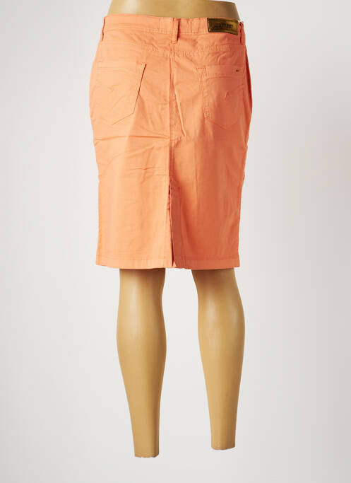 Jupe mi-longue orange COUTURIST pour femme