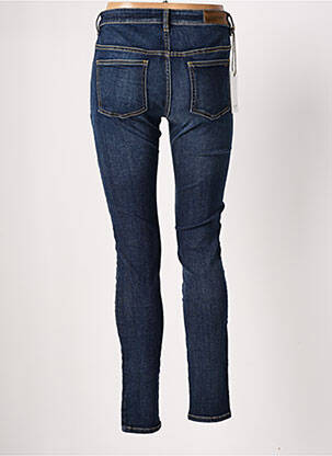 Jeans coupe slim effet usé délavé taille normale bleu COUTURIST femme