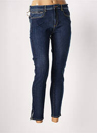 Pantalon 7/8 taille haute taille haute bleu COUTURIST femme