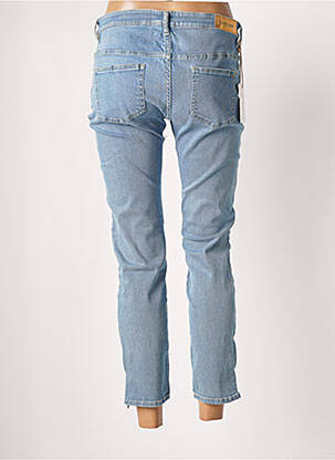 Pantalon 7/8 stretch taille normale bleu COUTURIST femme