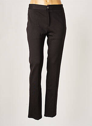Pantalon slim stretch taille normale noir COUTURIST femme