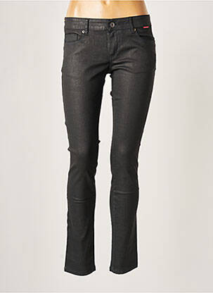 Pantalon slim taille basse taille basse noir COUTURIST femme