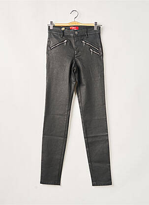 Pantalon slim stretch taille normale noir COUTURIST femme
