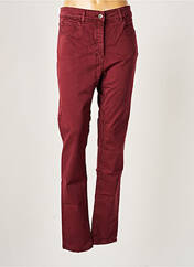 Jeans coupe slim rouge COUTURIST pour femme seconde vue