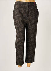 Pantalon 7/8 marron DENIM &DRESS pour femme seconde vue