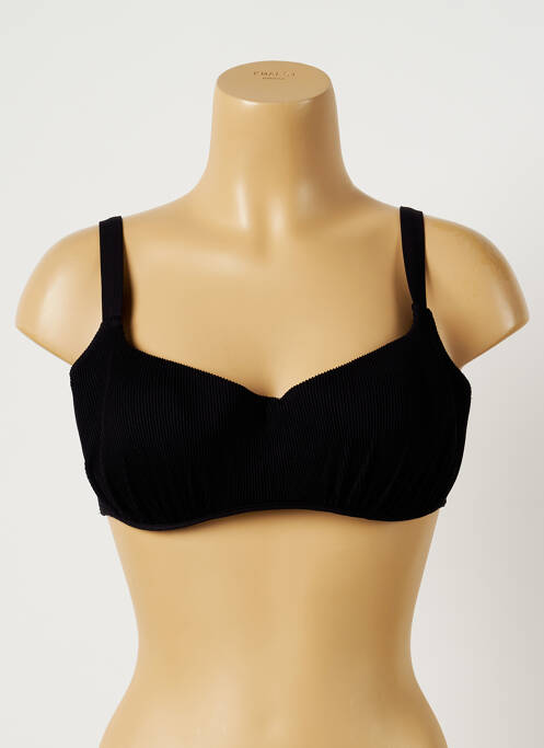 Haut de maillot de bain noir EMPREINTE pour femme