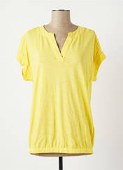 T-shirt jaune CECIL pour femme seconde vue