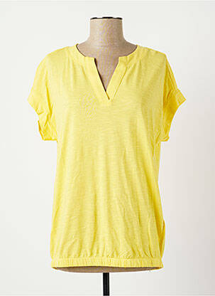 T-shirt jaune CECIL pour femme