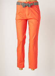 Pantalon chino orange ONLY pour femme seconde vue