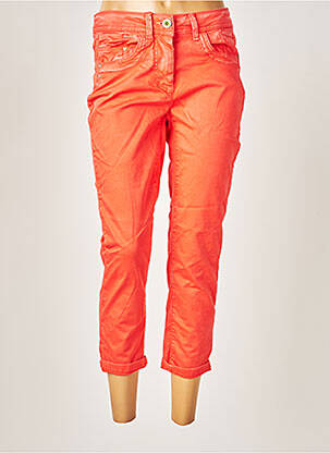 Pantalon 7/8 orange CECIL pour femme