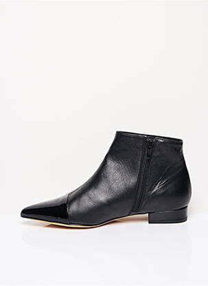 Bottines/boots matière lisse talon plat jusqu'à 3cm noir CRISTINA MILLOTTI femme