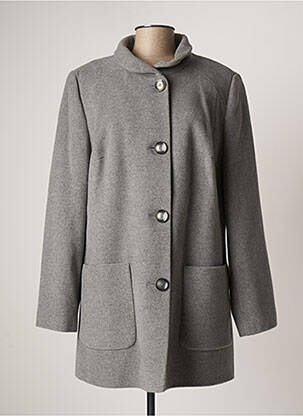 Manteau court gris BARBARA LEBEK pour femme
