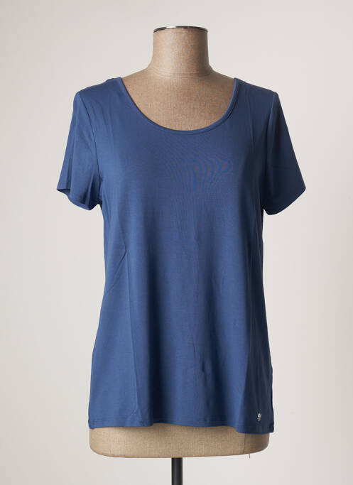 T-shirt bleu MARBLE pour femme