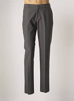 Pantalon chino gris BRUNO SAINT HILAIRE pour homme