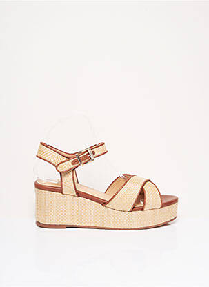 Sandales/Nu pieds beige BOCAGE pour femme