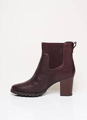 Bottines/Boots rouge CLARKS pour femme seconde vue