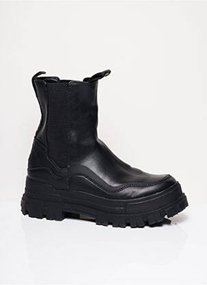 Bottines/Boots noir BUFFALO pour femme