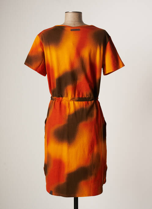 Robe mi-longue orange RAGWEAR pour femme