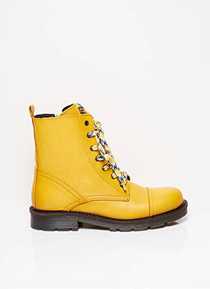 Bottines/Boots jaune COCO ET ABRICOT pour femme