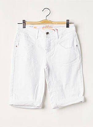Bermuda coupe droite taille normale blanc STREET ONE femme