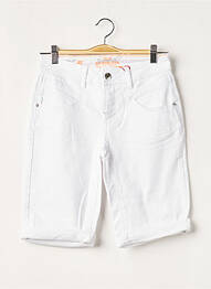 Bermuda coupe droite taille normale blanc STREET ONE femme