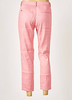 Pantalon 7/8 fermeture zippée sous rabat avec crochet taille normale rose SALSA femme
