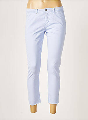 Pantalon 7/8 stretch taille basse violet SCHOOL RAG femme