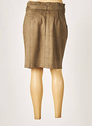 Jupe mi-longue taille normale vert GEISHA femme