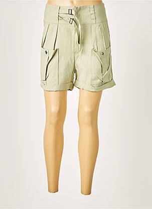 Bermuda coupe droite taille normale vert SALSA femme