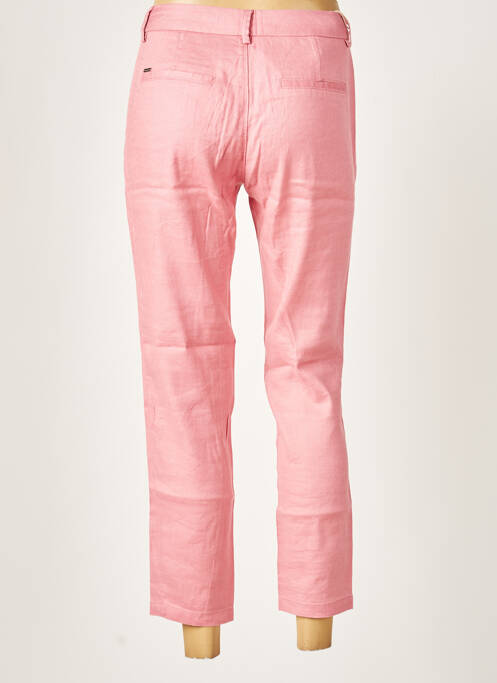 Pantalon 7/8 fermeture zippée sous rabat avec crochet taille normale rose SALSA femme
