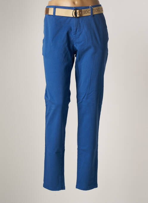 Pantalon chino bleu EDC pour femme