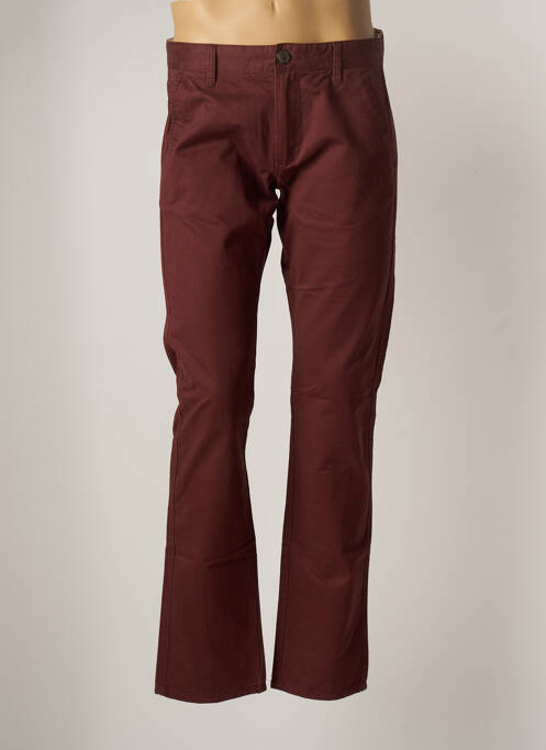 Pantalon chino rouge SELECTED pour homme