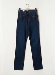 Jeans coupe slim broderie rivets taille normale bleu KANOPE femme