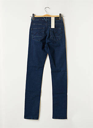 Jeans coupe slim broderie rivets taille normale bleu KANOPE femme
