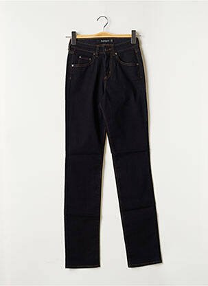 Jeans coupe slim broderie rivets taille normale bleu KANOPE femme