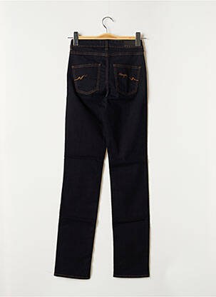 Jeans coupe slim broderie rivets taille normale bleu KANOPE femme
