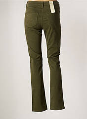 Pantalon droit vert KANOPE pour femme seconde vue