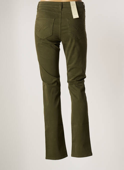 Pantalon droit vert KANOPE pour femme