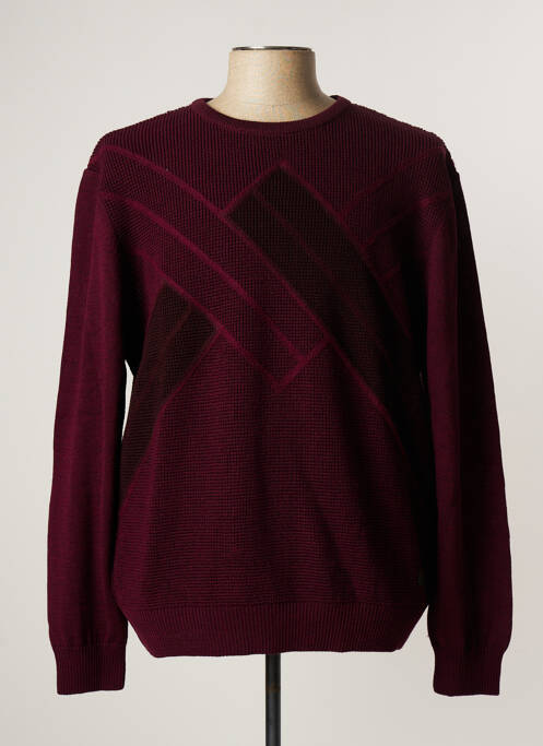 Pull rouge MONTE CARLO pour homme