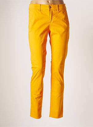 Pantalon chino orange HOPPY pour femme