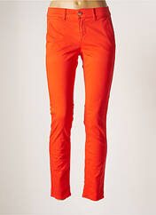 Pantalon chino orange HOPPY pour femme seconde vue