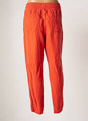 Pantalon droit orange HOPPY pour femme seconde vue