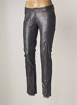 Pantalon 7/8 stretch taille basse gris LOLA ESPELETA femme