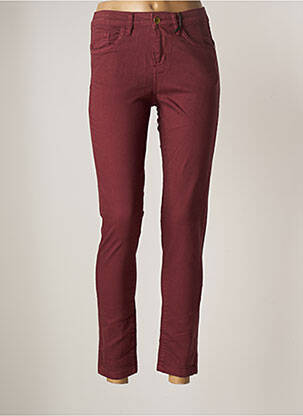 Pantalon slim rouge DEELUXE pour femme