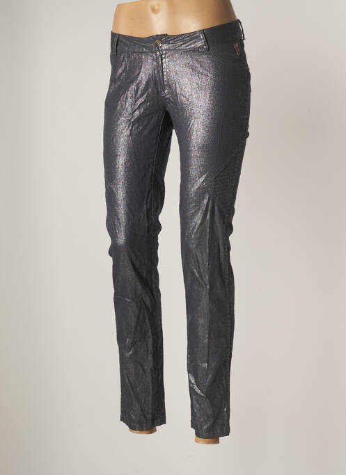 Pantalon 7/8 stretch taille basse gris LOLA ESPELETA femme
