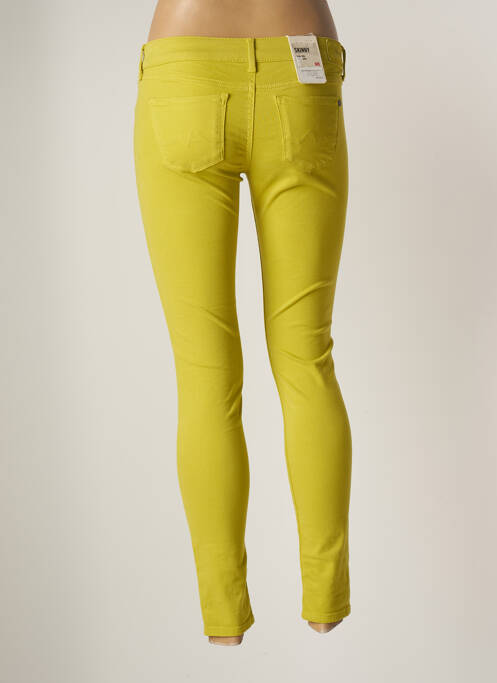 Pantalon slim jaune PEPE JEANS pour femme