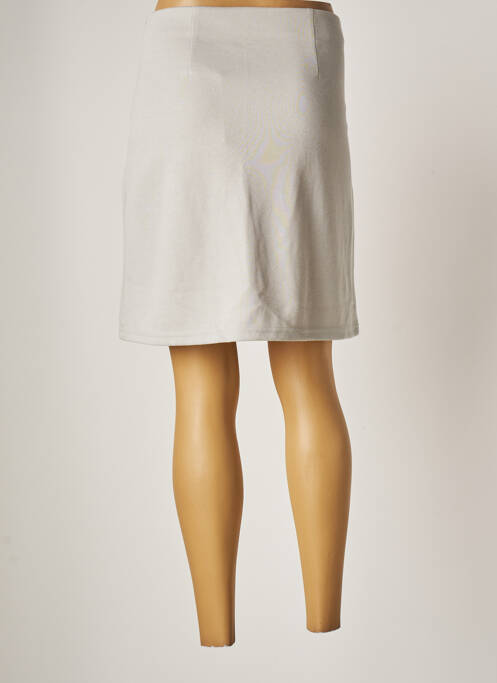 Jupe courte gris ICHI pour femme