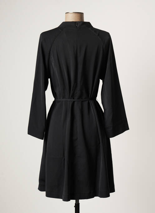 Robe mi-longue noir ICHI pour femme